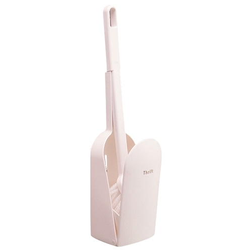 オーエ スリフト トイレケース ブラシ付 ホワイト 1個（ご注文単位1個）【直送品】