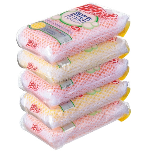 オーエ 泡キュット ネットタイプ 5個/袋(ご注文単位1袋)【直送品】