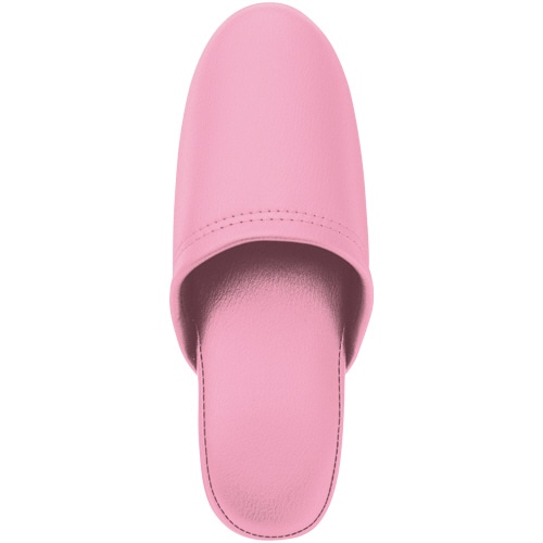 オーミケンシ 抗菌ビニールレザー調スリッパ ピンク 10足/セット(ご注文単位1セット)【直送品】