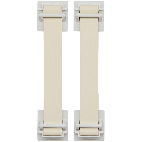 キングジム 地震対策ゴムストッパー160 シロ GS160シロ 2本/組（ご注文単位1組）【直送品】