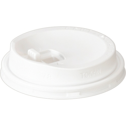 サンナップ 厚紙タンブラー280ml用リフトアップリッド 白 CRU2850WH 50個/袋(ご注文単位1袋)【直送品】