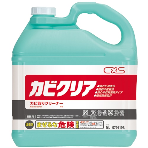 シーバイエス カビクリア 業務用 5L 1本（ご注文単位1本）【直送品】
