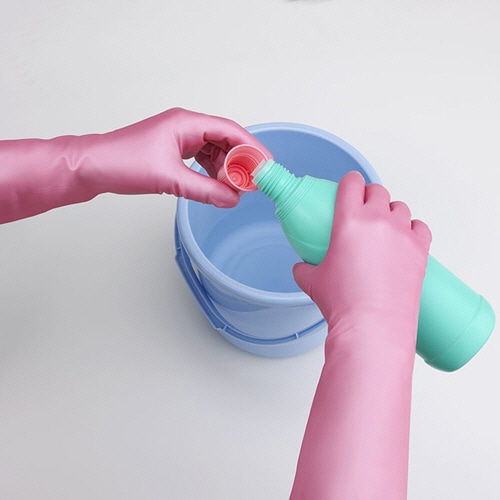 ショーワグローブ ナイスハンド さらっとタッチ セミロング M パールピンク NHDSSL-MP 1双(ご注文単位1双)【直送品】