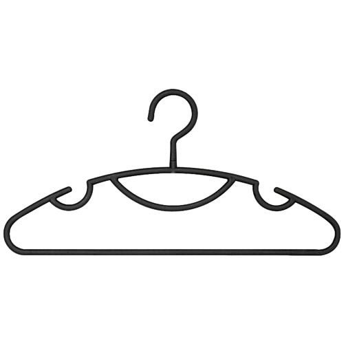 シンコハンガー セットスリムハンガー 41cm 50本/箱(ご注文単位1箱)【直送品】