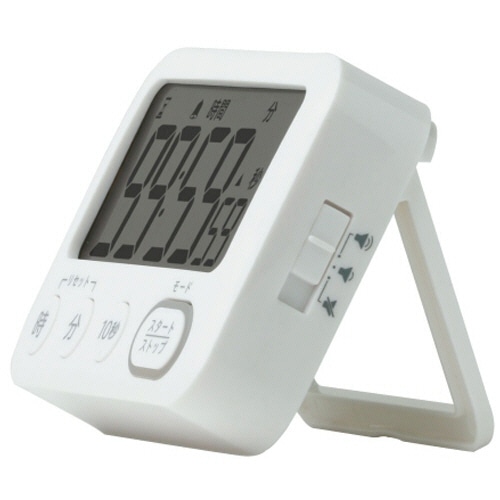 ソニック トキ・サポ 100時間タイマー スタンド付 光ってお知らせ ホワイト LV-3288-W 1台(ご注文単位1台)【直送品】