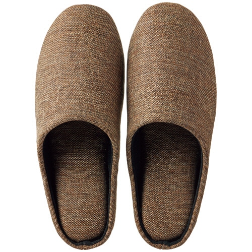 ソフトチャールススリッパ L ブラウン 1足(ご注文単位1足)【直送品】