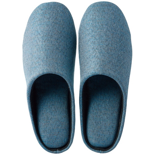 ソフトチャールススリッパ L ブルー 1足(ご注文単位1足)【直送品】