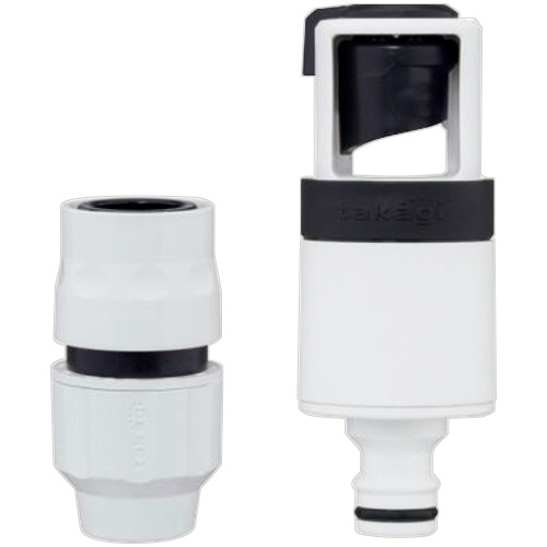 タカギ 散水パーツ ラクロック蛇口アダプターセット G5028WT 1個(ご注文単位1個)【直送品】