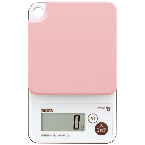 タニタ 洗えるクッキングスケール ピンク KW-201-PK 1台（ご注文単位1台）【直送品】