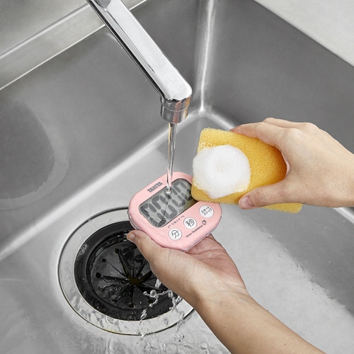 タニタ 洗えるでか見えタイマー ピンク TD-426-PK 1個(ご注文単位1個)【直送品】