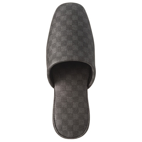 デザインPVC吊り込みスリッパ フィオレッティ チャコール 1足(ご注文単位1足)【直送品】