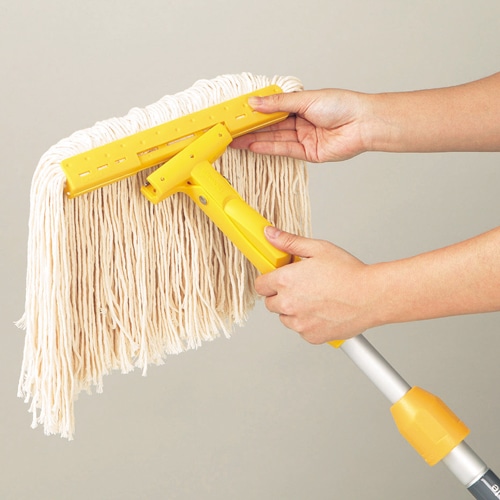 テラモト FXモップ替糸(J) 24cm 260g ブルー CL-374-421-3 1枚（ご注文単位1枚）【直送品】