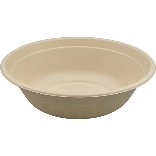 パックスタイル BB竹バガス どんぶり 直径205×高さ60mm 50枚/袋（ご注文単位1袋）【直送品】