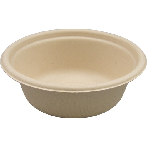 パックスタイル BB竹バガス ボウル350 直径135×高さ50mm 50枚/袋（ご注文単位1袋）【直送品】