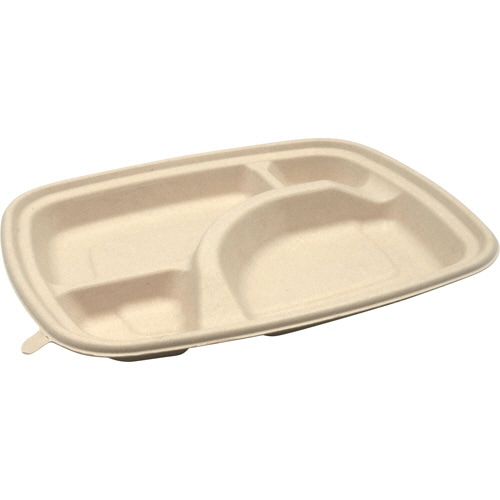 パックスタイル BB竹バガス弁当 N24-20A ラミ 237×197×高さ25mm 50枚/袋(ご注文単位1袋)【直送品】