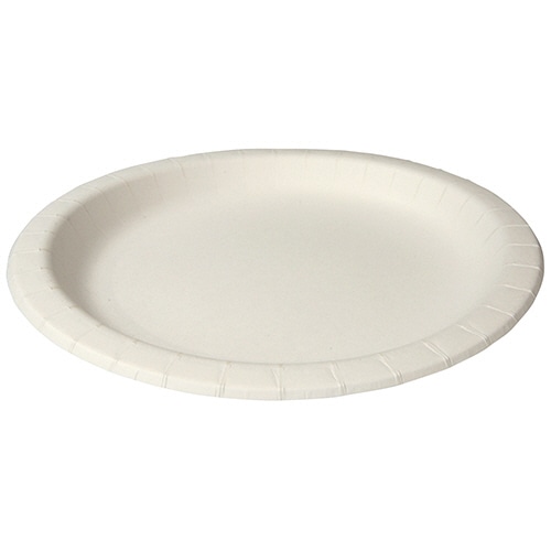 ペーパーウェア ナチュラルパルププレート 22cm NP-22 100枚/袋（ご注文単位1袋）【直送品】