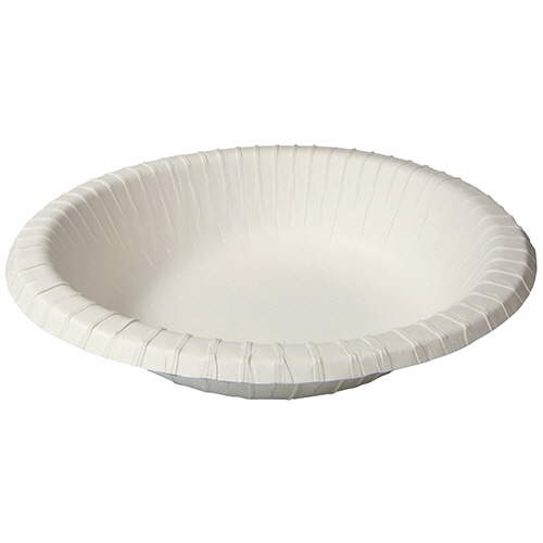 ペーパーウェア ナチュラルパルプボウル 18cm NB-18 50枚/袋（ご注文単位1袋）【直送品】