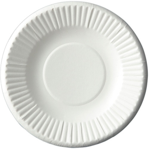 ペーパーウェア ペーパープレート 9cm T-4S 100枚 5袋/箱（ご注文単位1箱）【直送品】