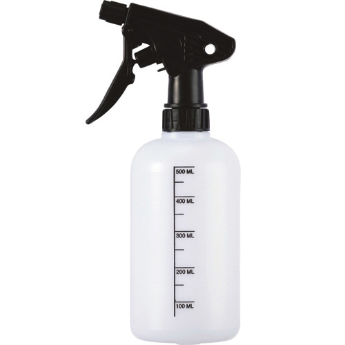 マルハチ産業 クリーンボトルスプレー 500ml ブラック 1本（ご注文単位1本）【直送品】