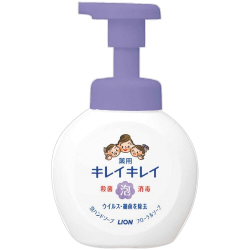 ライオン キレイキレイ 薬用 泡ハンドソープ フローラルソープの香り 本体 250ml 1個（ご注文単位1個）【直送品】