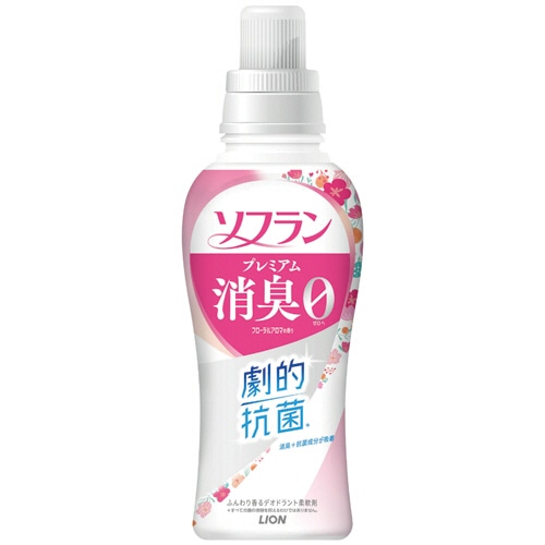 ライオン ソフラン プレミアム消臭 フローラルアロマの香り 本体 510ml 1本（ご注文単位1本）【直送品】