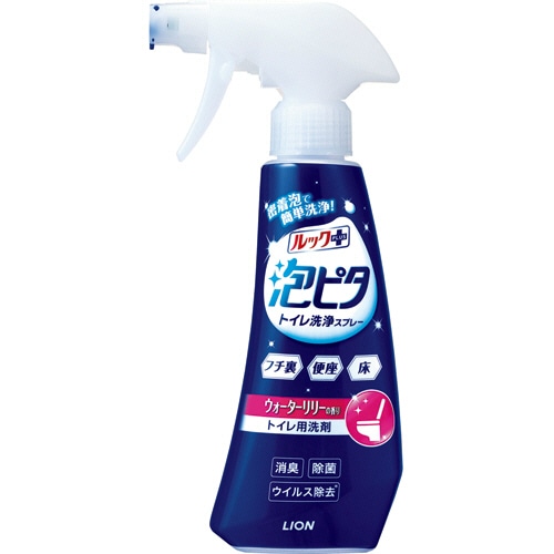 ライオン ルックプラス 泡ピタ トイレ洗浄スプレー ウォーターリリーの香り 本体 300ml 1本（ご注文単位1本）【直送品】