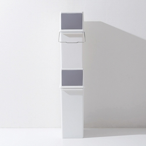 ライクイット フロントオープントラッシュビン 17L スリム LBD-05 1台（ご注文単位1台）【直送品】