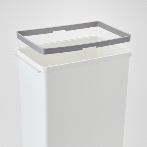 ライクイット フロントオープントラッシュビン 25L スリム LBD-08 1台(ご注文単位1台)【直送品】