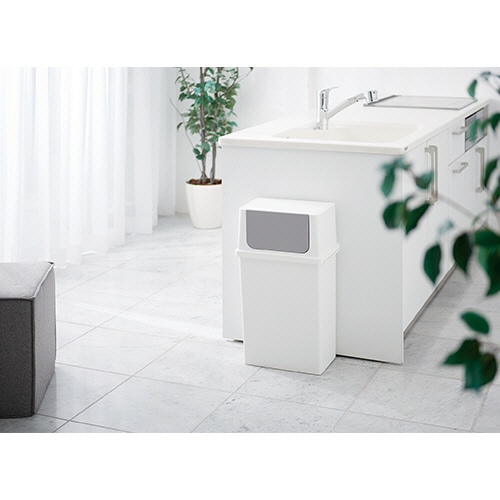 ライクイット フロントオープントラッシュビン 25L ワイド LBD-10 1台(ご注文単位1台)【直送品】