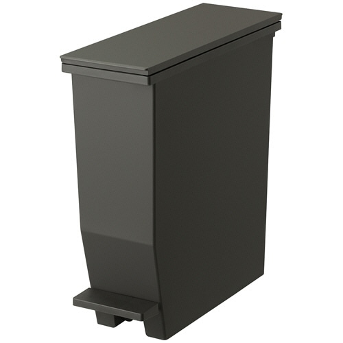 リス HOME&HOME どこでも使えるペダルダストボックス 13L ダークグレー DS-980-115-5 1台(ご注文単位1台)【直送品】