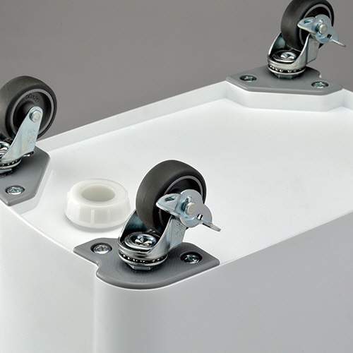 リス 厨房用キャスターペール 45L グレー 1台（ご注文単位1台）【直送品】