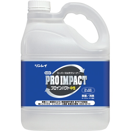 リンレイ NEW プロインパクト中性 4L 1本(ご注文単位1本)【直送品】
