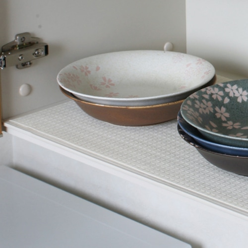 ワイズ ズレにくい消臭棚敷きシート 35cm幅 クリーム 1個（ご注文単位1個）【直送品】