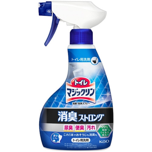 花王 トイレマジックリン 消臭・洗浄スプレー 消臭ストロング 本体 400ml 1本（ご注文単位1本）【直送品】