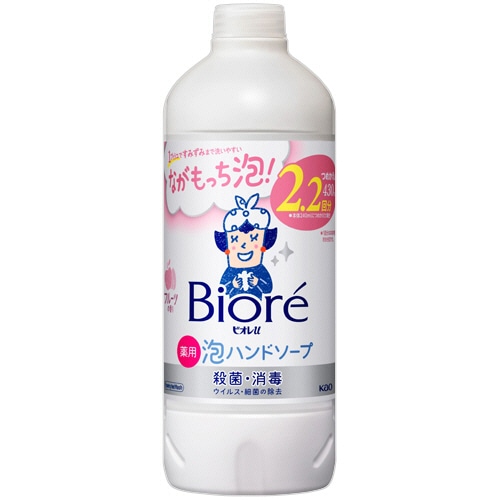 花王 ビオレu 薬用泡ハンドソープ フルーツの香り つめかえ用 770ml 1本（ご注文単位1本）【直送品】