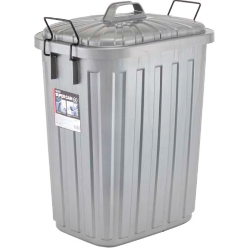 岩崎工業 スーパーカン 角型 59L L-113CTG 1台（ご注文単位1台）【直送品】