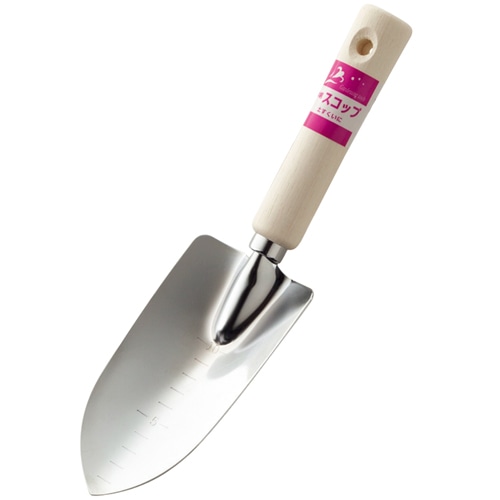 高儀 木柄クロームメッキスコップ 1個(ご注文単位1個)【直送品】