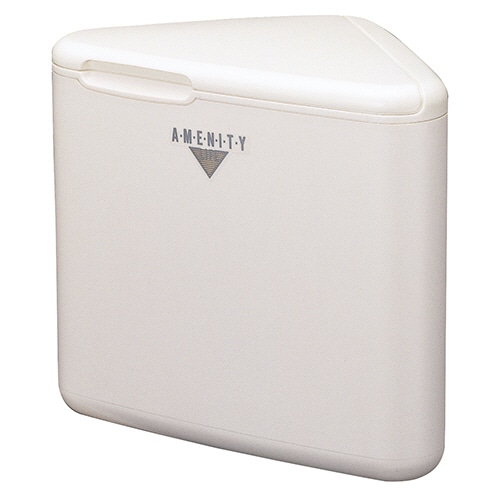 山崎産業 L・トイレコーナー AL三角型 ホワイト 3.2L TE-12Z-PC 1個(ご注文単位1個)【直送品】