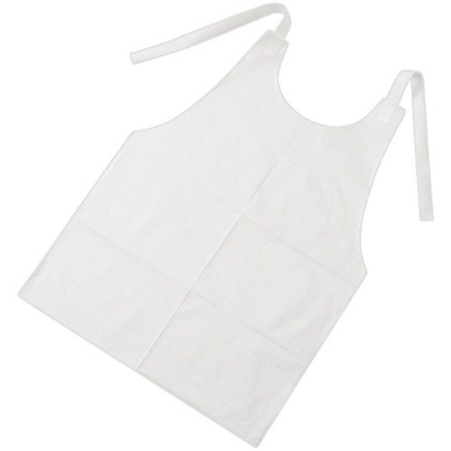 紙エプロン M 100枚/袋（ご注文単位1袋）【直送品】