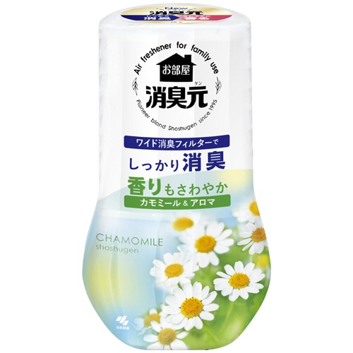 小林製薬 お部屋の消臭元 カモミール&アロマ 400ml 3個/セット（ご注文単位1セット）【直送品】