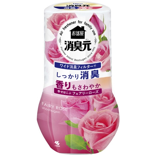 小林製薬 お部屋の消臭元 幸せはこぶフェアリーローズ 400ml 1個(ご注文単位1個)【直送品】