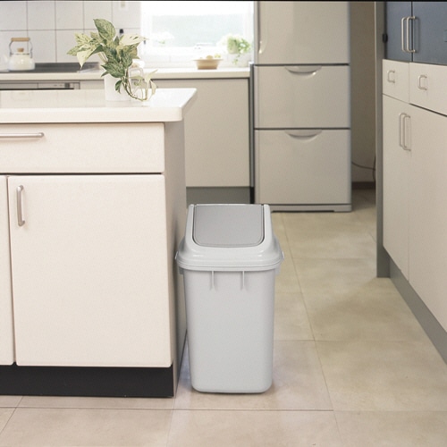 新輝合成 ダストボックス 60 フタのみ グレー DS-988-064-0 1個(ご注文単位1個)【直送品】