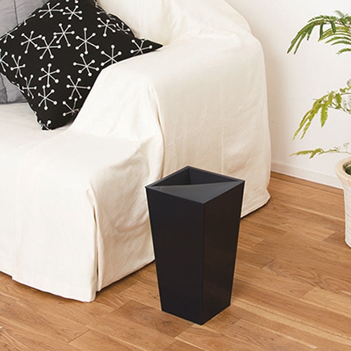 新輝合成 ユニード カクス 角型 S-28 5.5L ブラック DS-452-028-7 1個(ご注文単位1個)【直送品】