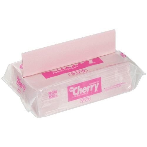 新橋製紙 ペーパータオル ニューチェリー サクラ レギュラー 200枚 CH2030S 1パック(ご注文単位1パック)【直送品】