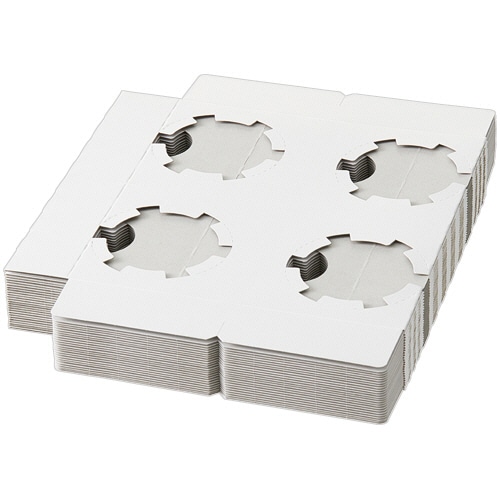 水野産業 コーン&カップホルダー 4個用 25枚/袋（ご注文単位1袋）【直送品】