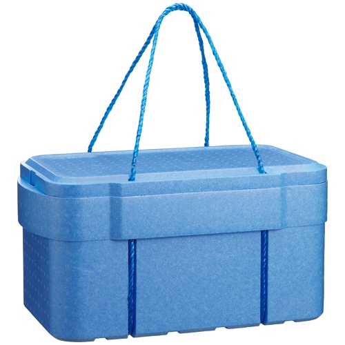 石山 発泡クールボックス 30.3L ブルー TI-300PLフタ 1個（ご注文単位1個）【直送品】