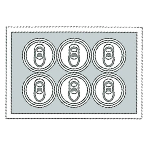 石山 発泡クールボックス 5.6L ブルー TI-60P 1個(ご注文単位1個)【直送品】