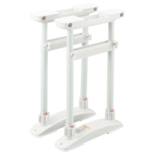 積水樹脂 家具転倒防止用圧着Wポール Lサイズ ホワイト KBW-LMW 2本/セット(ご注文単位1セット)【直送品】