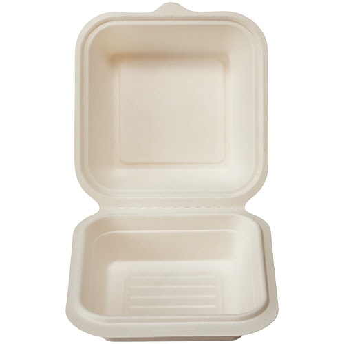 大黒工業 バガスモールドパック 深底 バーガー用 MP-18 50枚/袋(ご注文単位1袋)【直送品】