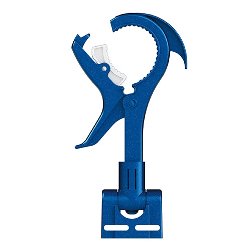 東和産業 LST サイドフック付角ハンガー ピンチ32個付 ブルー 1個(ご注文単位1個)【直送品】